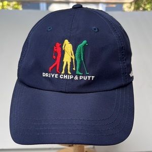 Masters- drive chip and putt volunteer hat